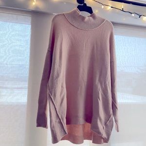 Free People Blush Pink Tunic/Sweater Dress